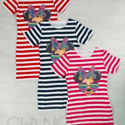VESTIDO MINNIE - 8 , 10 , 12 , 14 ANOS E XXL