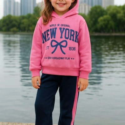 CONJUNTO NEW YORK C/PANTALONA CARDADO (4-14 ANOS)