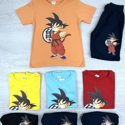 CONJUNTO DRAGON BALL - 8 , 10 E 12 ANOS