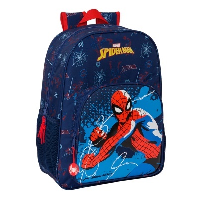 MOCHILA ESCOLAR SPIDER-MAN WEB 42CM - ADAPTÁVEL A TROLLEY