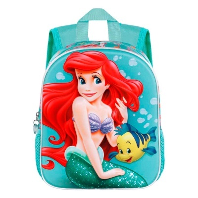 MOCHILA PRÉ-ESCOLAR 3D PEQUENA SEREIA