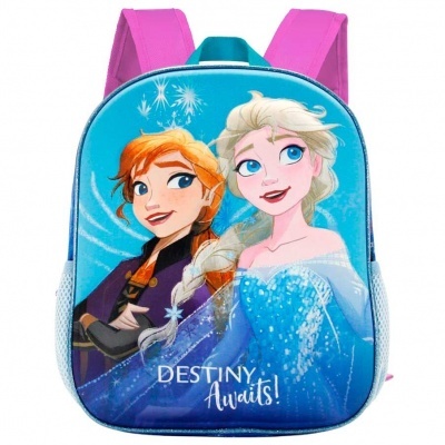 MOCHILA PRÉ-ESCOLAR 3D FROZEN 31CM "DESTINY"