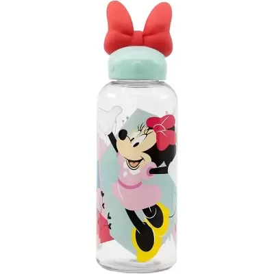 GARRAFA COM TAMPA 3D MINNIE 560 ML
