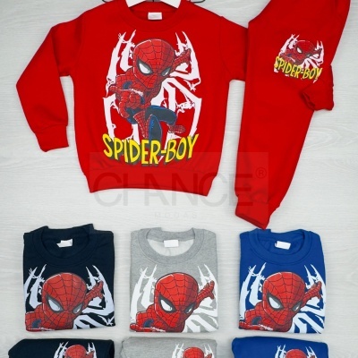 FATO DE TREINO SPIDER-BOY CARDADO (4-10 ANOS)