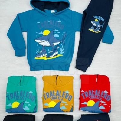 FATO DE TREINO TRALALERO CARDADO (4-12 ANOS)