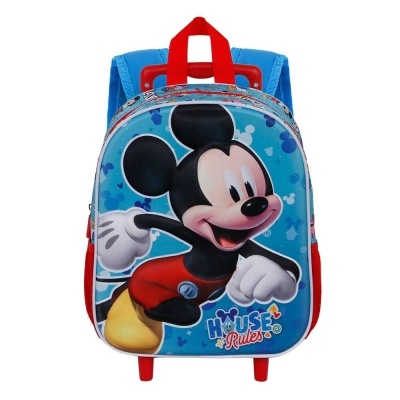 TROLLEY PRÉ-ESCOLAR 3D MICKEY RULES 34 CM