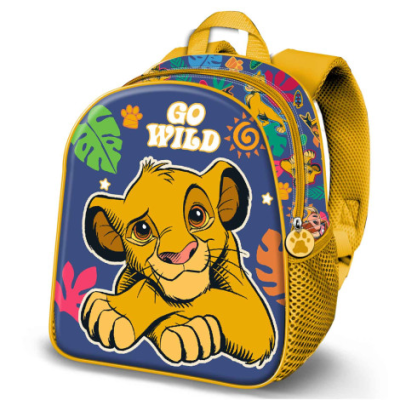 MOCHILA PRÉ-ESCOLAR REI LEÃO "WILD"