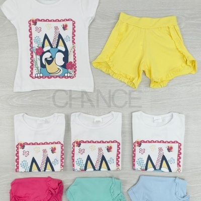 CONJUNTO BLUEY C/CALÇÃO - 2 , 4 E 10 ANOS