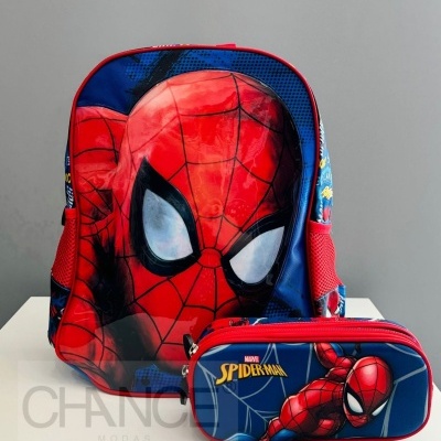 CONJUNTO ESCOLAR 1º CICLO SPIDER MAN 39 CM