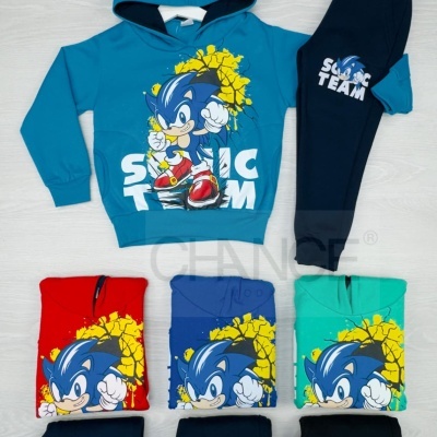 FATO DE TREINO SONIC CARDADO (4-12 ANOS)