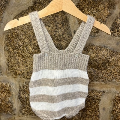 Fofo de Malha com alças Bege