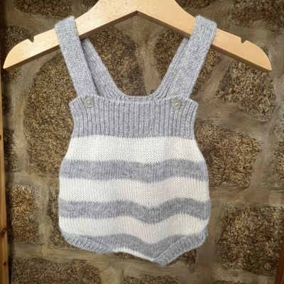 Fofo de Malha com alças Cinza