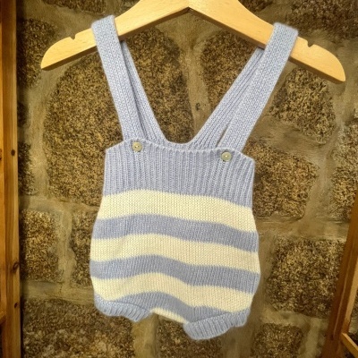 Fofo de Malha com alças Azul