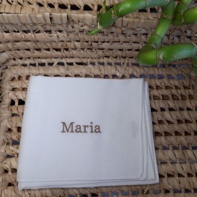 Fralda Bordada com o Nome