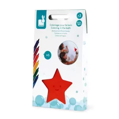 Conjunto de 6 ceras de banho e esponja