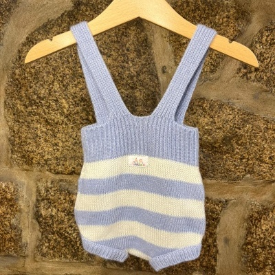 Fofo de Malha com alças Azul