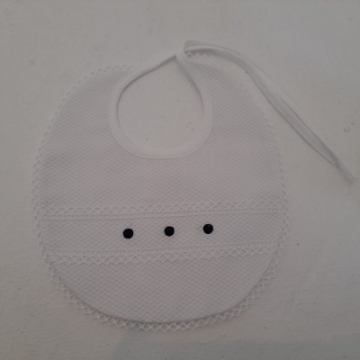 Babete de Piquet com renda