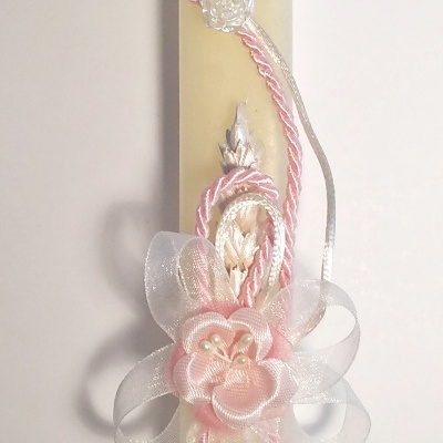 Vela Batismo Rosa/Azul ref:2100