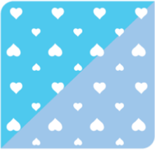 Cartolina Padrões Dupla-Face - Corações