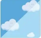 Cartolina Padrões Dupla-Face – Nuvens