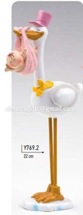 Cegonha Alta Rosa ou azul