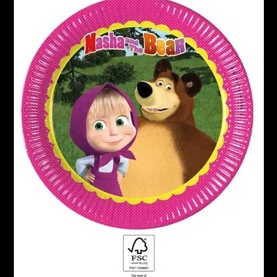 pratos masha e o urso