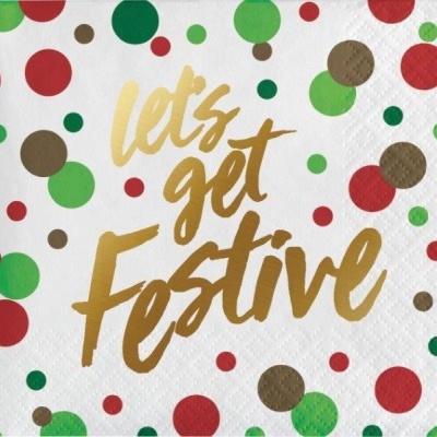 guardanapos let's get festive