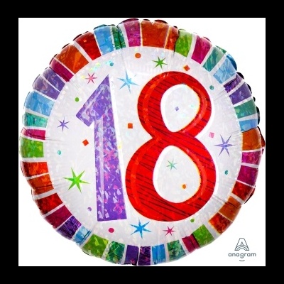 balão happy birthday 18
