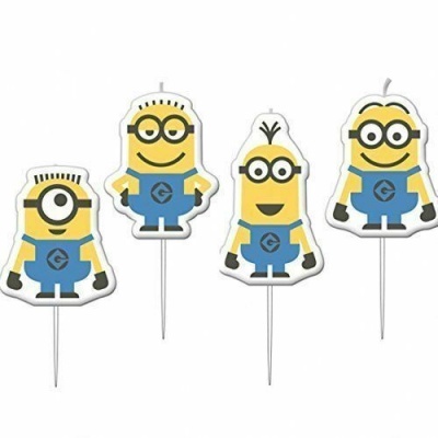 conj. 4 velas minions