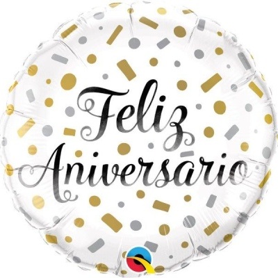 balão feliz aniversário 46cm