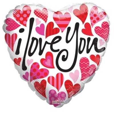 balão I LOVE YOU