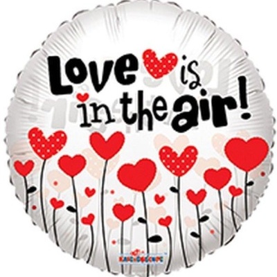 balão love is in the air 46cm