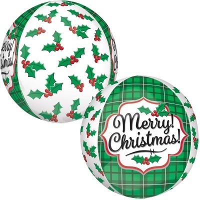 balão merry christmas 3D