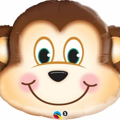 balão cabeça macaco 89cm