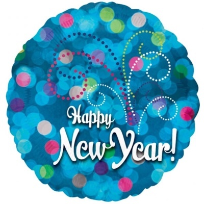 balão happy new year