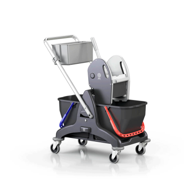 Carro Balde Duplo com Cesta