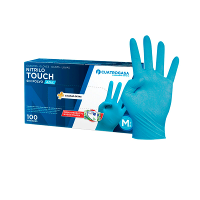 Luva Nitrilo Azul
