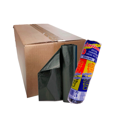 Caixa Colorine Rolo de 10 sacos para lixo de 100L - 40 Rolos