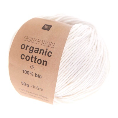 Essentials Organic Cotton DK 001 White