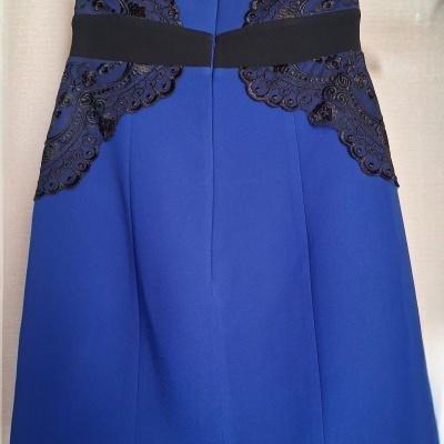 Vestido azul cai cai