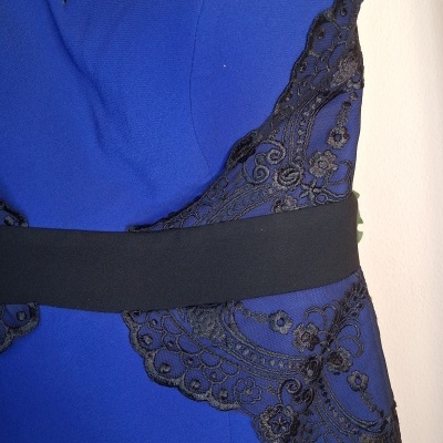 Vestido azul cai cai