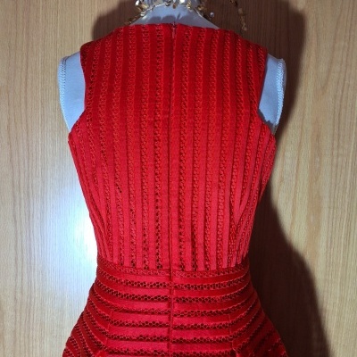 Vestido balão vermelho