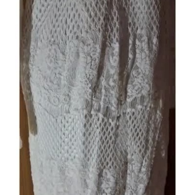 Vestido longo renda branco