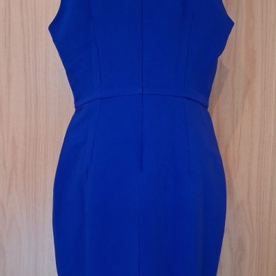 Vestido formal azulão