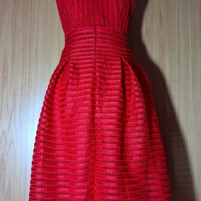 Vestido balão vermelho