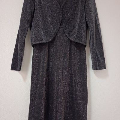 Conjunto Cinza Brilho