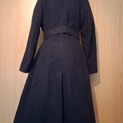 Sobretudo preto evasé