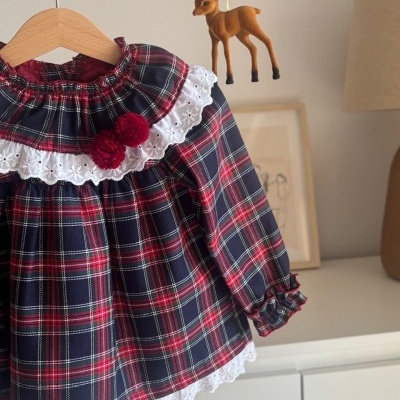 VESTIDO XADREZ NATAL