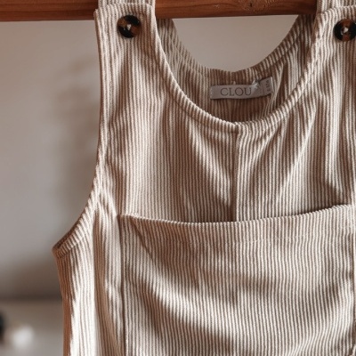 JARDINEIRA BOMBAZIEN BEGE