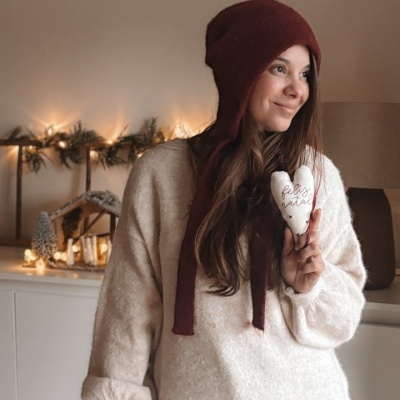 TOUCA MALHA BORDEAUX